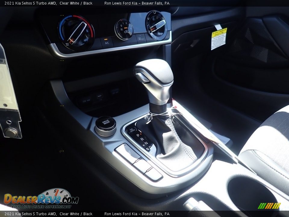 2021 Kia Seltos S Turbo AWD Clear White / Black Photo #20