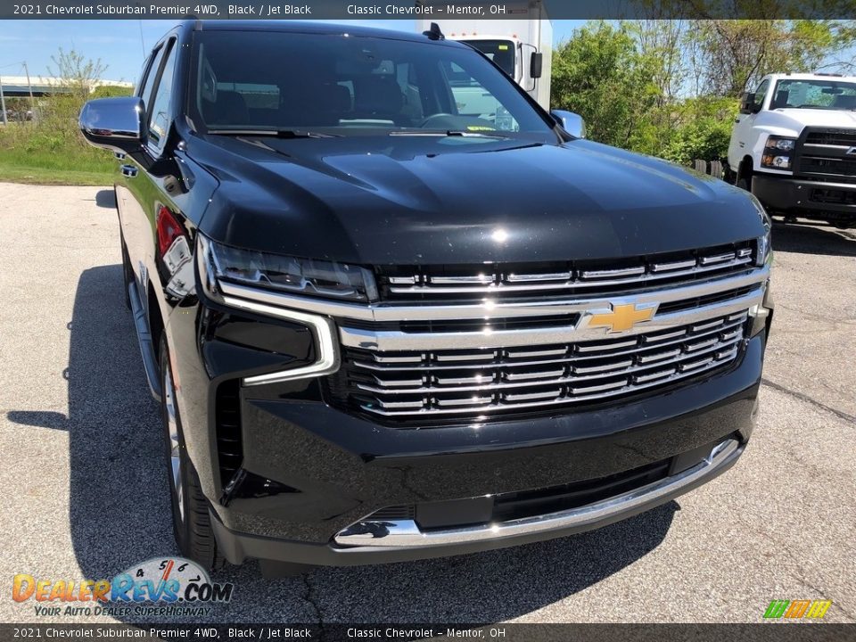 2021 Chevrolet Suburban Premier 4WD Black / Jet Black Photo #2