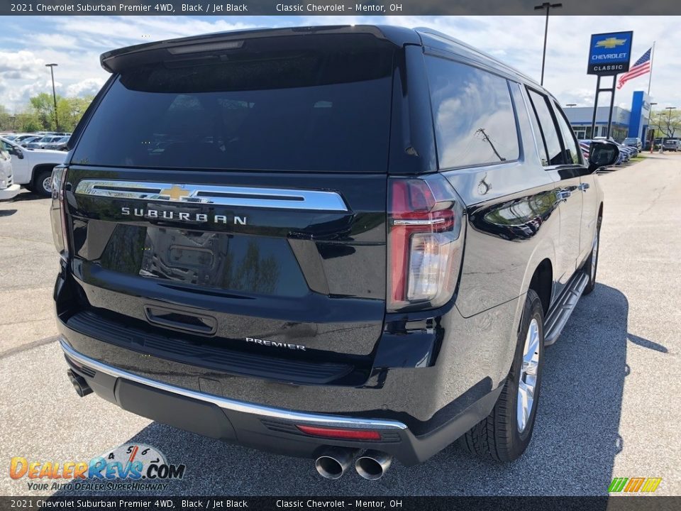 2021 Chevrolet Suburban Premier 4WD Black / Jet Black Photo #3