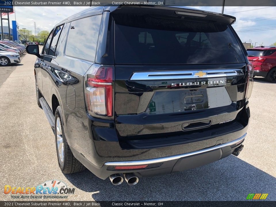 2021 Chevrolet Suburban Premier 4WD Black / Jet Black Photo #4