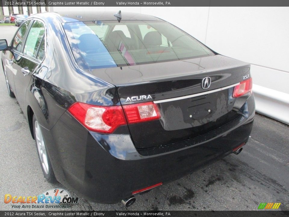 2012 Acura TSX Sedan Graphite Luster Metallic / Ebony Photo #3