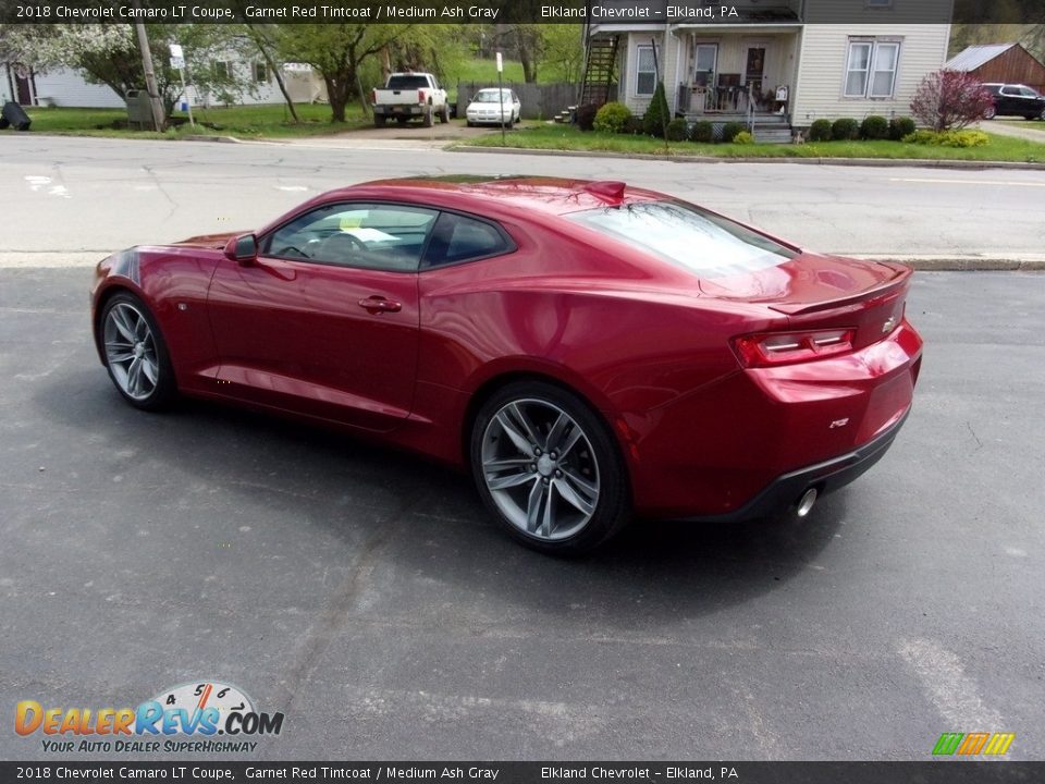 2018 Chevrolet Camaro LT Coupe Garnet Red Tintcoat / Medium Ash Gray Photo #5