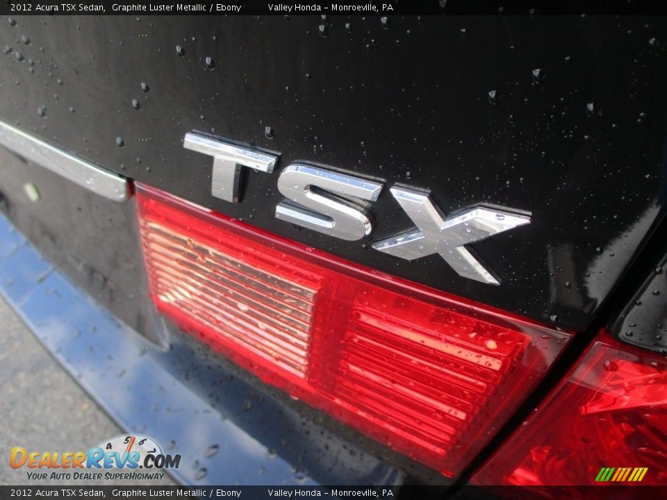 2012 Acura TSX Sedan Graphite Luster Metallic / Ebony Photo #6