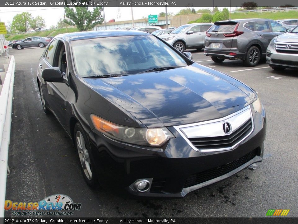 2012 Acura TSX Sedan Graphite Luster Metallic / Ebony Photo #7