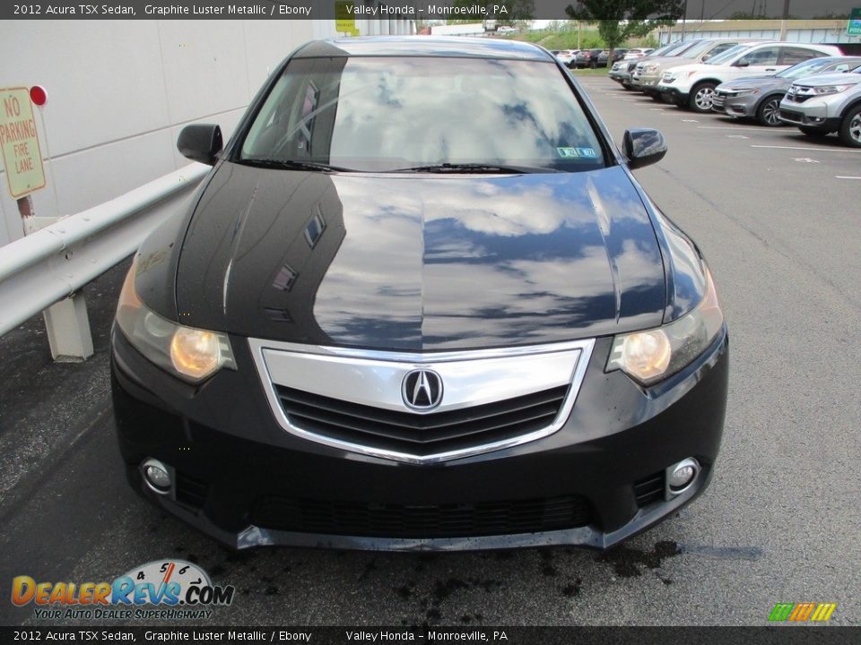 2012 Acura TSX Sedan Graphite Luster Metallic / Ebony Photo #8