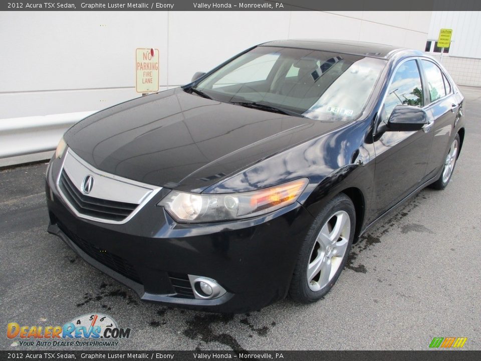 2012 Acura TSX Sedan Graphite Luster Metallic / Ebony Photo #9