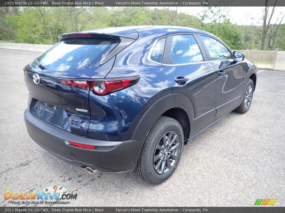 2021 Mazda CX-30 FWD Deep Crystal Blue Mica / Black Photo #2