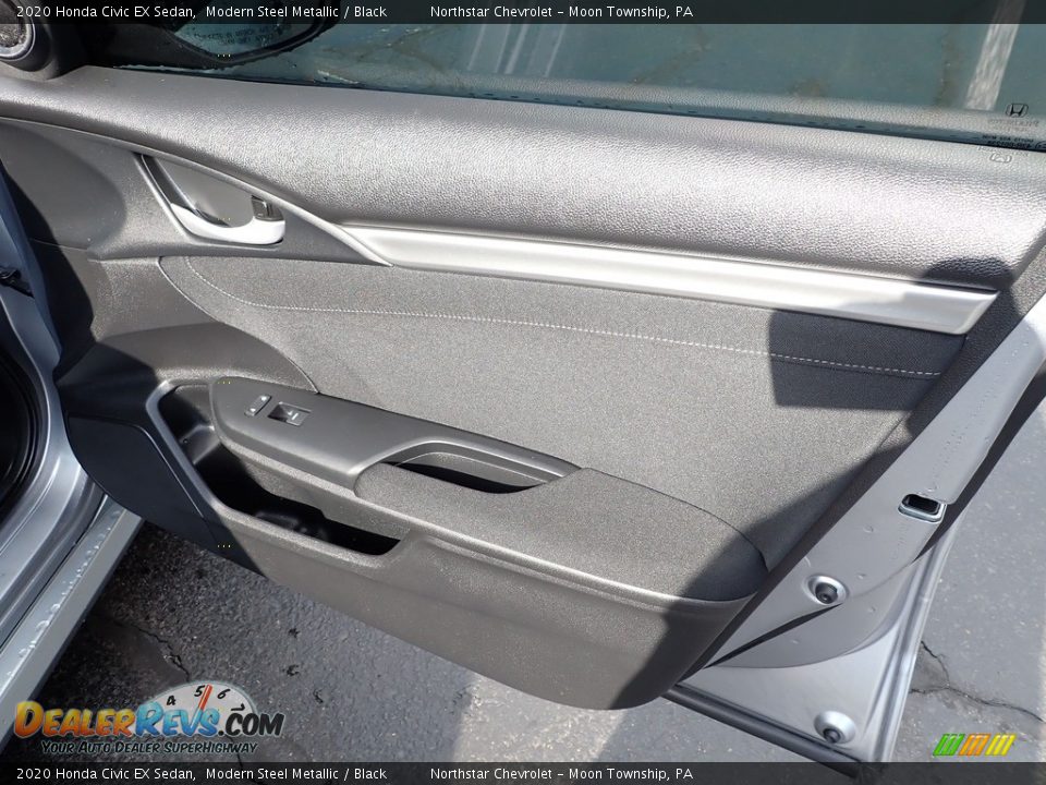 2020 Honda Civic EX Sedan Modern Steel Metallic / Black Photo #17