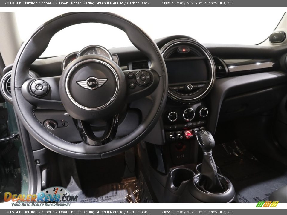 2018 Mini Hardtop Cooper S 2 Door British Racing Green II Metallic / Carbon Black Photo #6