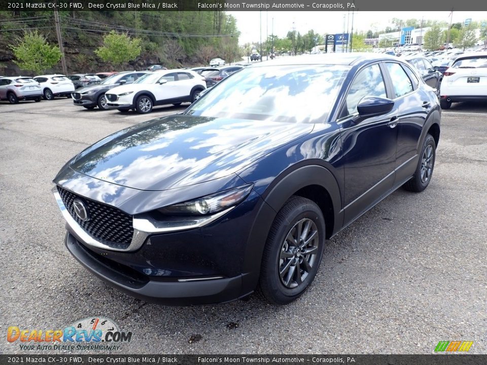 2021 Mazda CX-30 FWD Deep Crystal Blue Mica / Black Photo #5