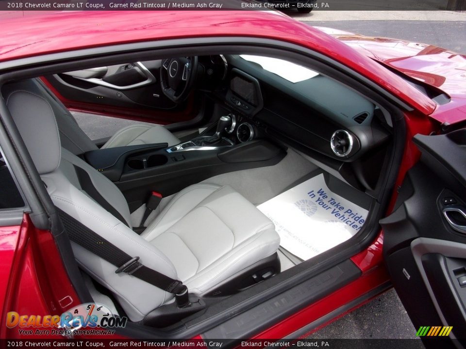 2018 Chevrolet Camaro LT Coupe Garnet Red Tintcoat / Medium Ash Gray Photo #15