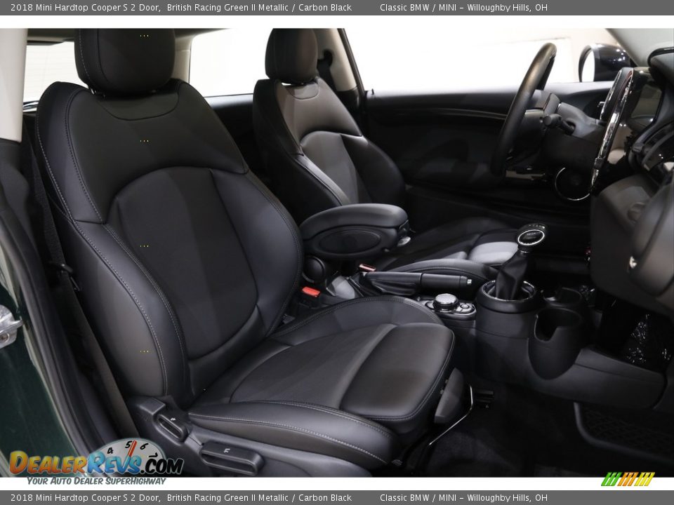 2018 Mini Hardtop Cooper S 2 Door British Racing Green II Metallic / Carbon Black Photo #14