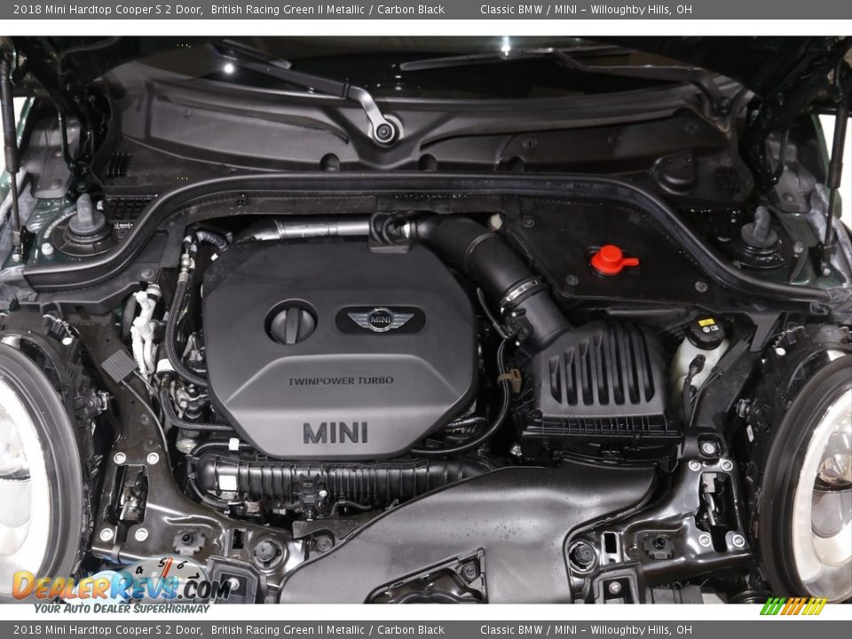 2018 Mini Hardtop Cooper S 2 Door British Racing Green II Metallic / Carbon Black Photo #18