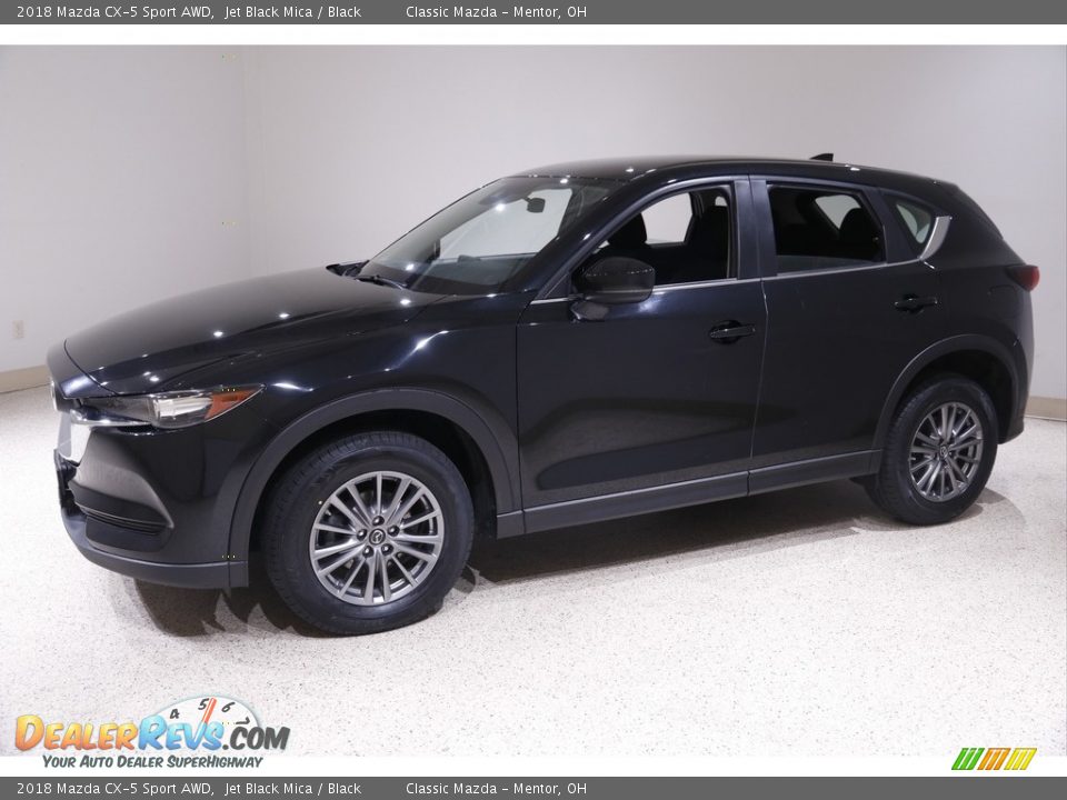 2018 Mazda CX-5 Sport AWD Jet Black Mica / Black Photo #3