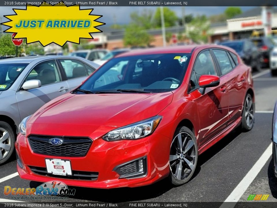 2018 Subaru Impreza 2.0i Sport 5-Door Lithium Red Pearl / Black Photo #1