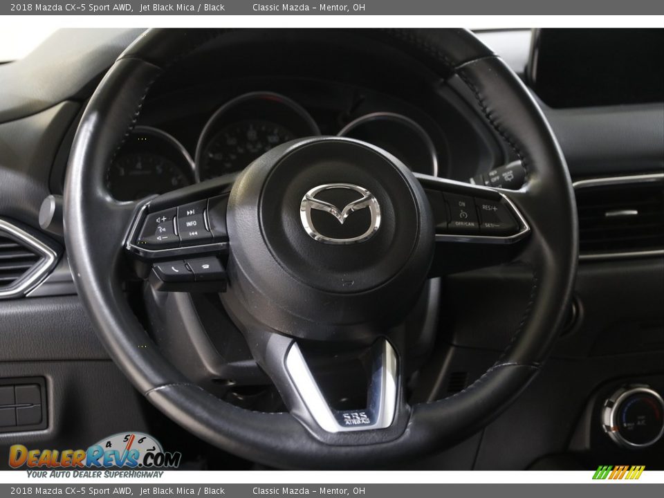 2018 Mazda CX-5 Sport AWD Jet Black Mica / Black Photo #7