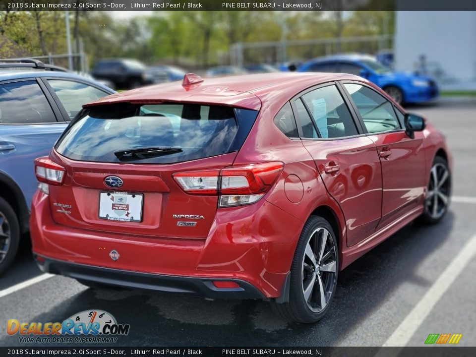 2018 Subaru Impreza 2.0i Sport 5-Door Lithium Red Pearl / Black Photo #3