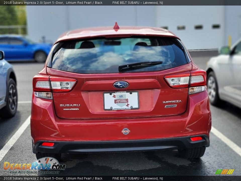 2018 Subaru Impreza 2.0i Sport 5-Door Lithium Red Pearl / Black Photo #4