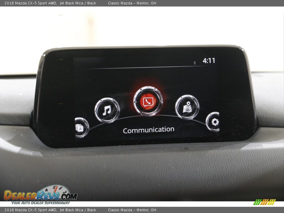 2018 Mazda CX-5 Sport AWD Jet Black Mica / Black Photo #10