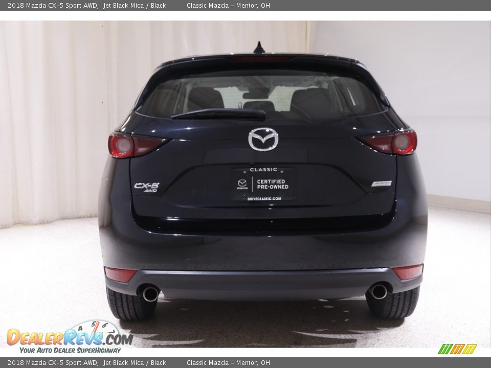 2018 Mazda CX-5 Sport AWD Jet Black Mica / Black Photo #17