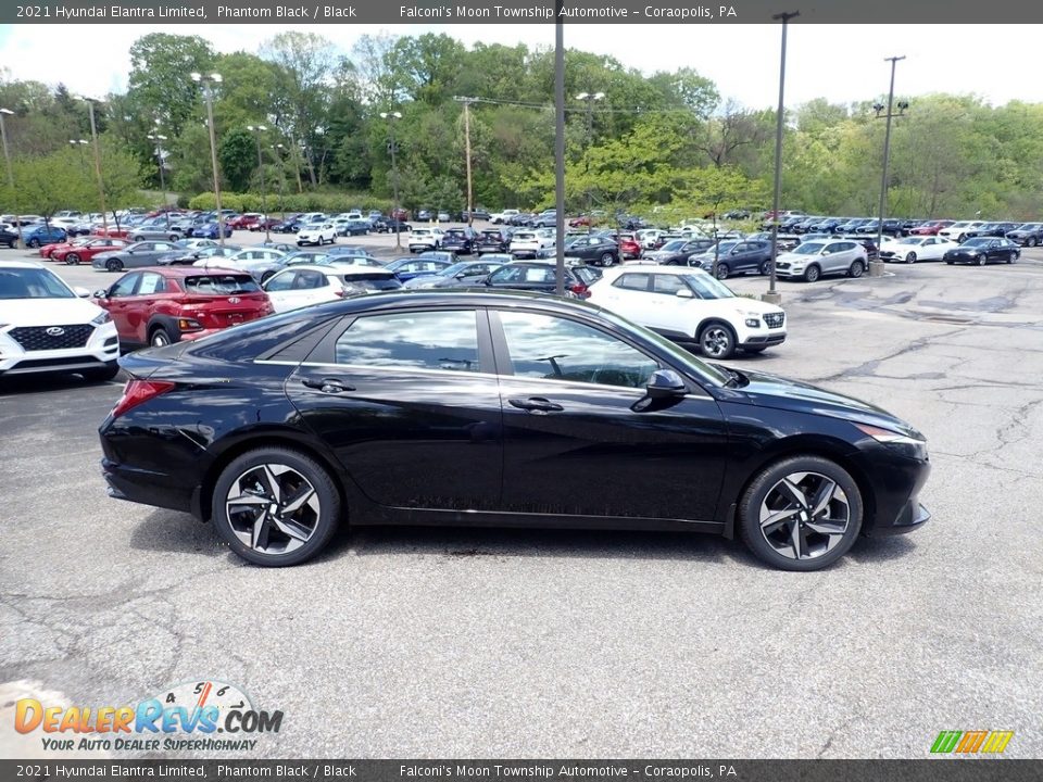 2021 Hyundai Elantra Limited Phantom Black / Black Photo #1