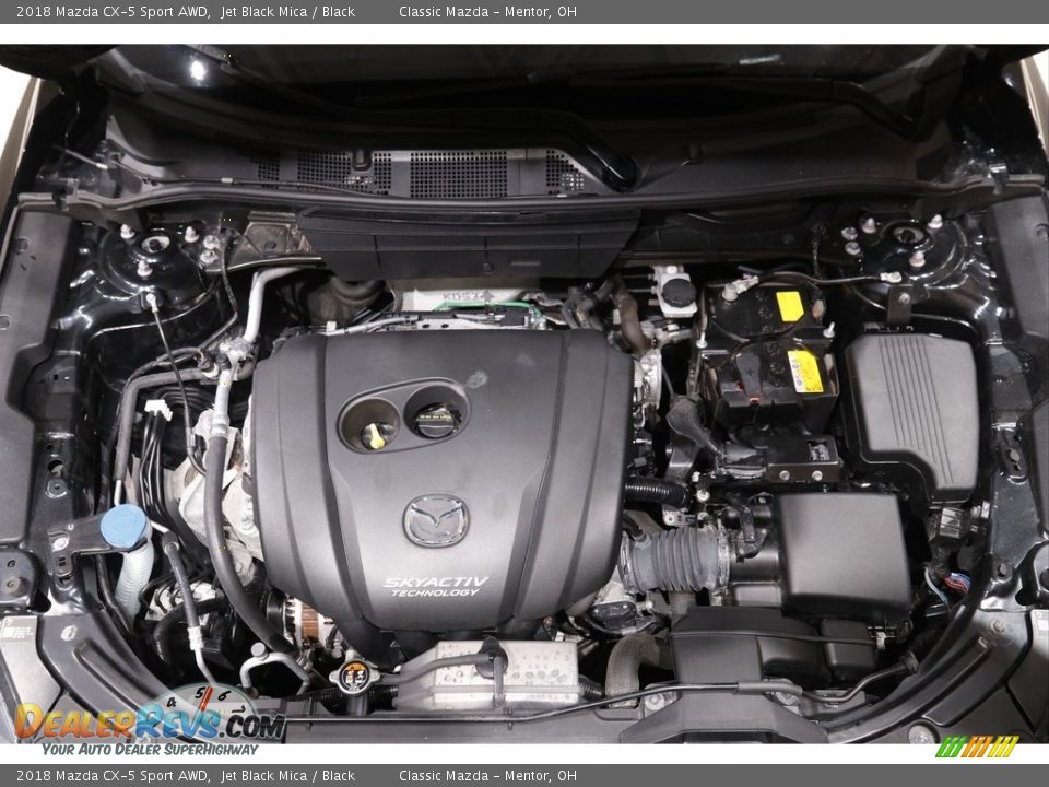 2018 Mazda CX-5 Sport AWD Jet Black Mica / Black Photo #18
