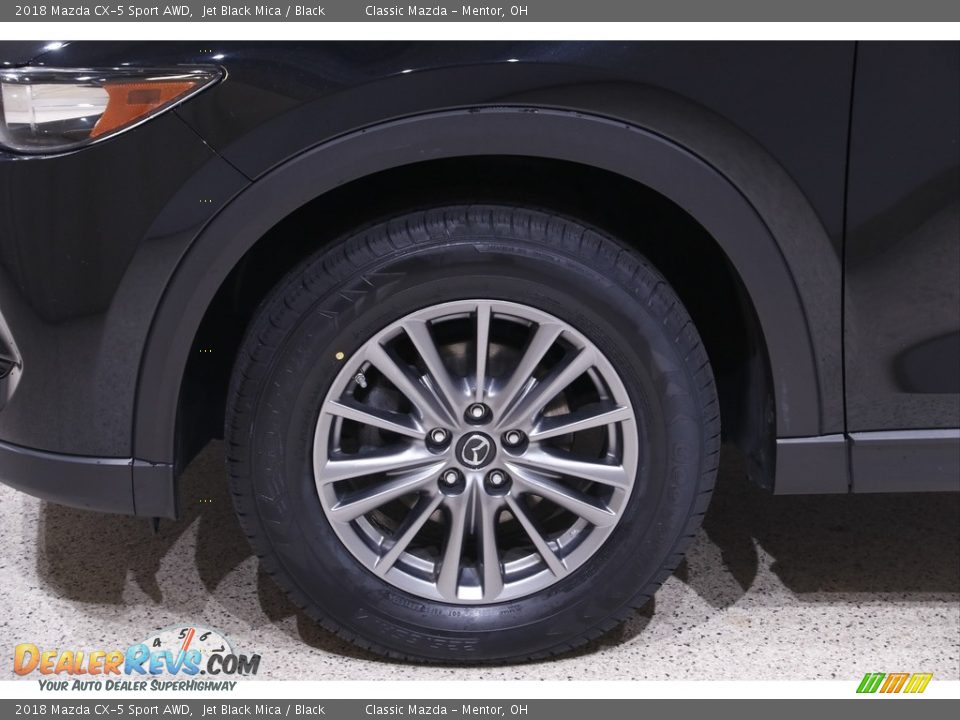 2018 Mazda CX-5 Sport AWD Jet Black Mica / Black Photo #19