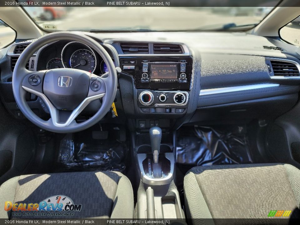 2016 Honda Fit LX Modern Steel Metallic / Black Photo #3