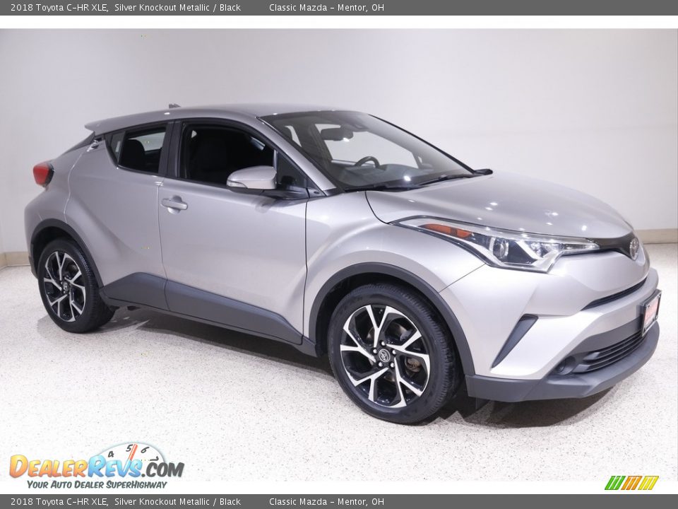 2018 Toyota C-HR XLE Silver Knockout Metallic / Black Photo #1