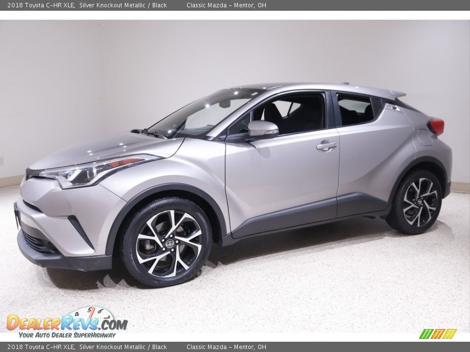 2018 Toyota C-HR XLE Silver Knockout Metallic / Black Photo #3