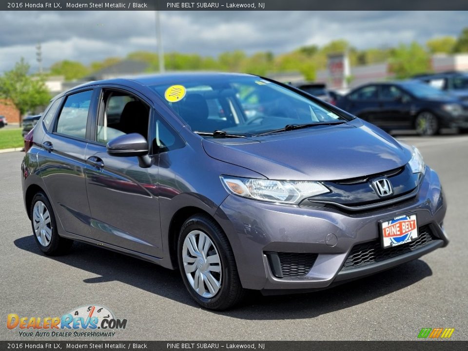 2016 Honda Fit LX Modern Steel Metallic / Black Photo #7