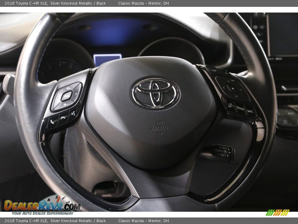 2018 Toyota C-HR XLE Silver Knockout Metallic / Black Photo #7