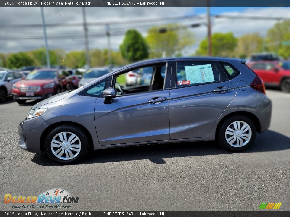 Modern Steel Metallic 2016 Honda Fit LX Photo #9