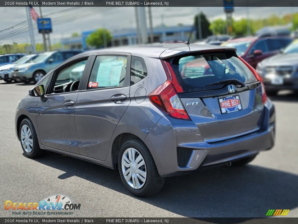 2016 Honda Fit LX Modern Steel Metallic / Black Photo #10