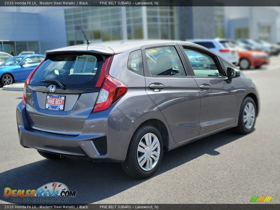 Modern Steel Metallic 2016 Honda Fit LX Photo #12