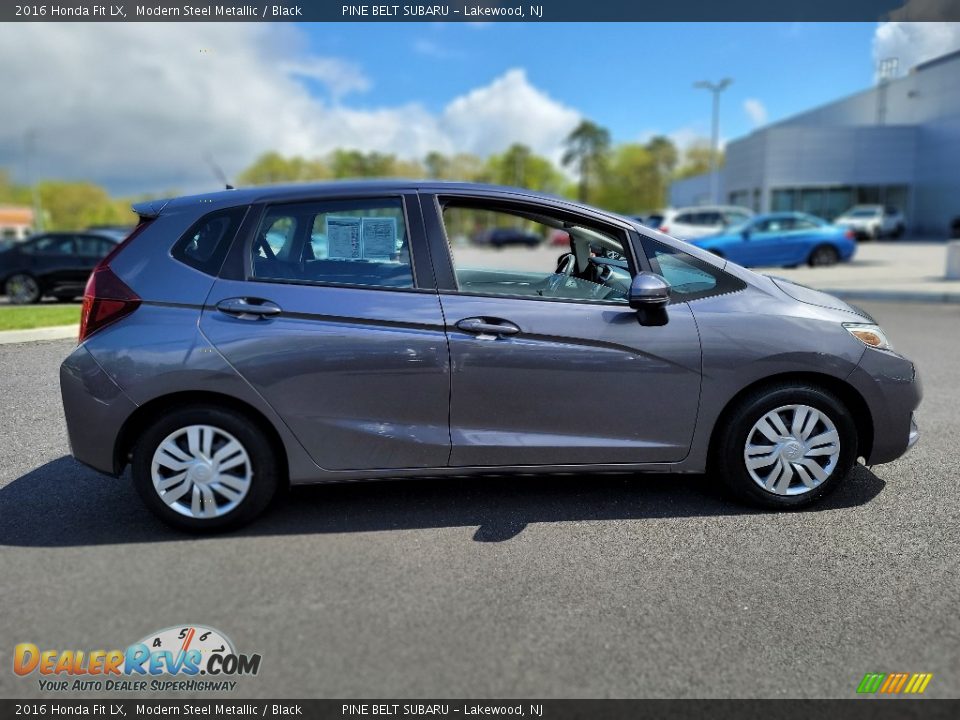 Modern Steel Metallic 2016 Honda Fit LX Photo #13