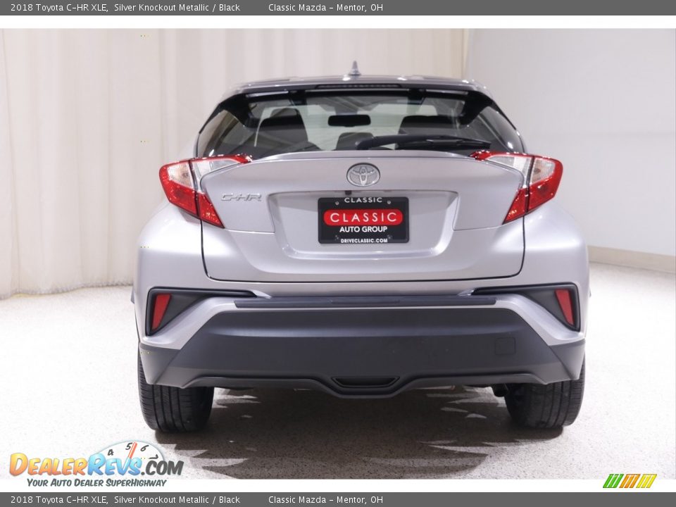 2018 Toyota C-HR XLE Silver Knockout Metallic / Black Photo #16