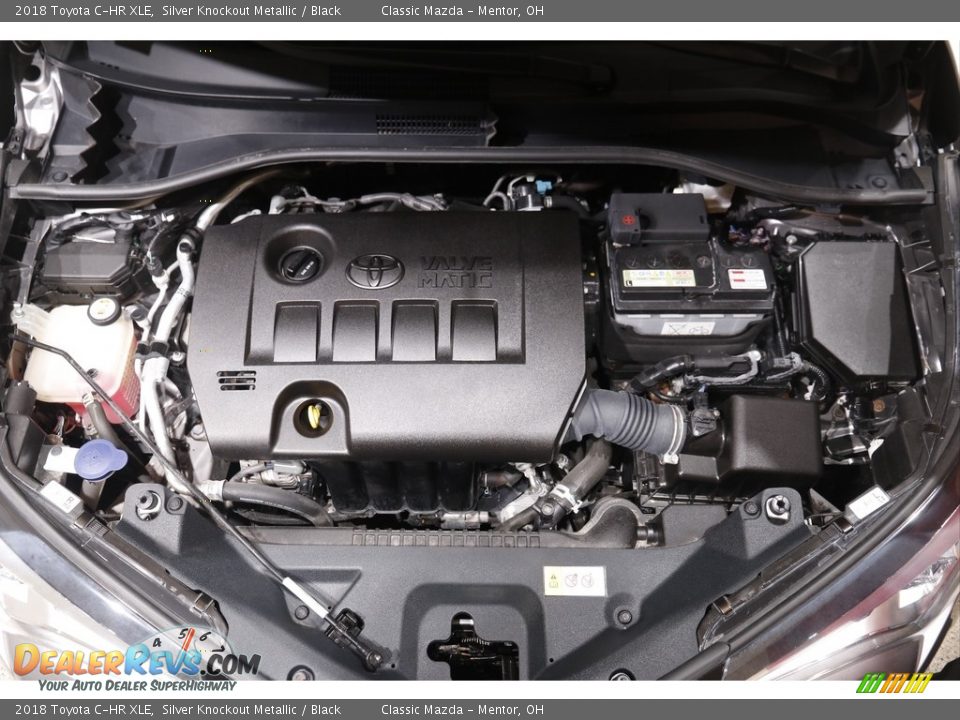 2018 Toyota C-HR XLE Silver Knockout Metallic / Black Photo #17