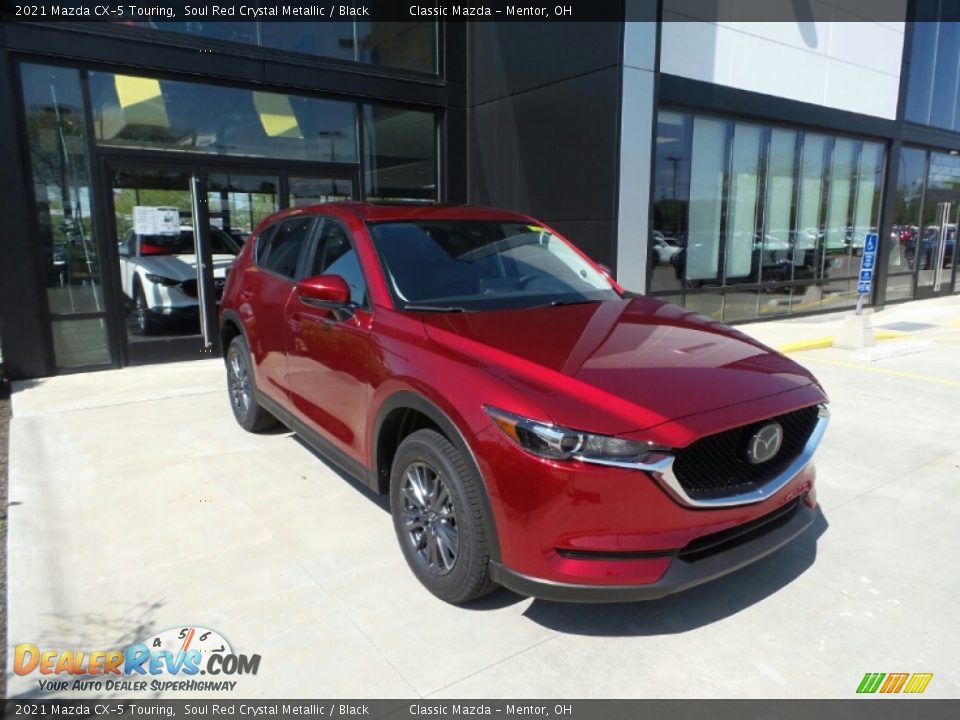 2021 Mazda CX-5 Touring Soul Red Crystal Metallic / Black Photo #1