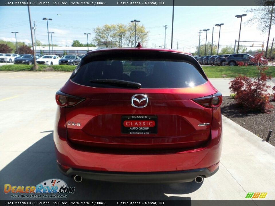 2021 Mazda CX-5 Touring Soul Red Crystal Metallic / Black Photo #5