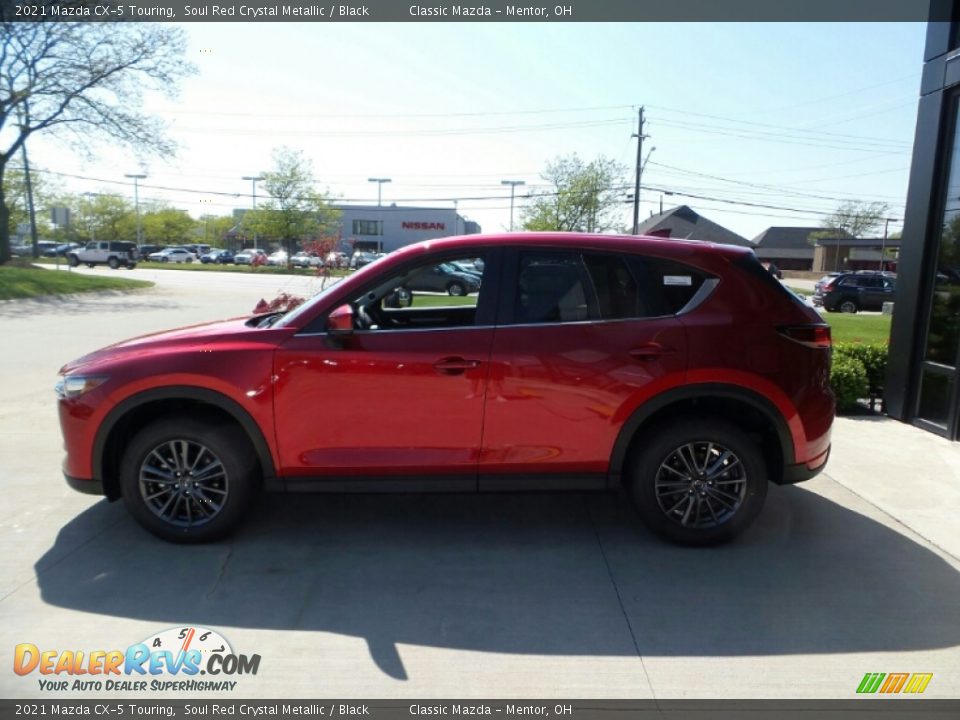 2021 Mazda CX-5 Touring Soul Red Crystal Metallic / Black Photo #6