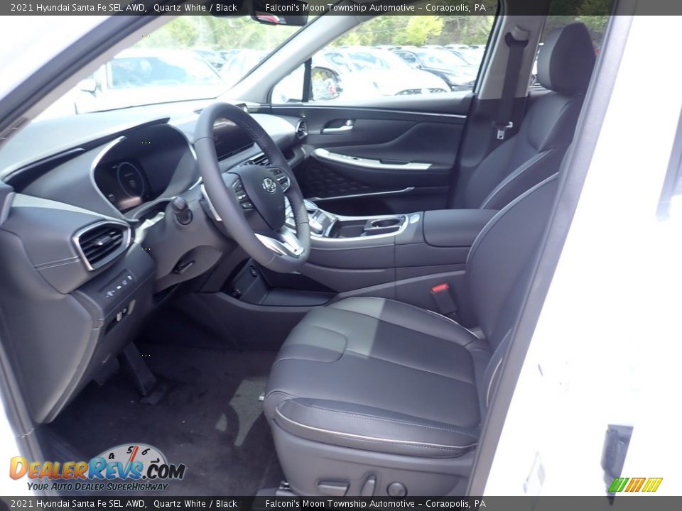 Front Seat of 2021 Hyundai Santa Fe SEL AWD Photo #9