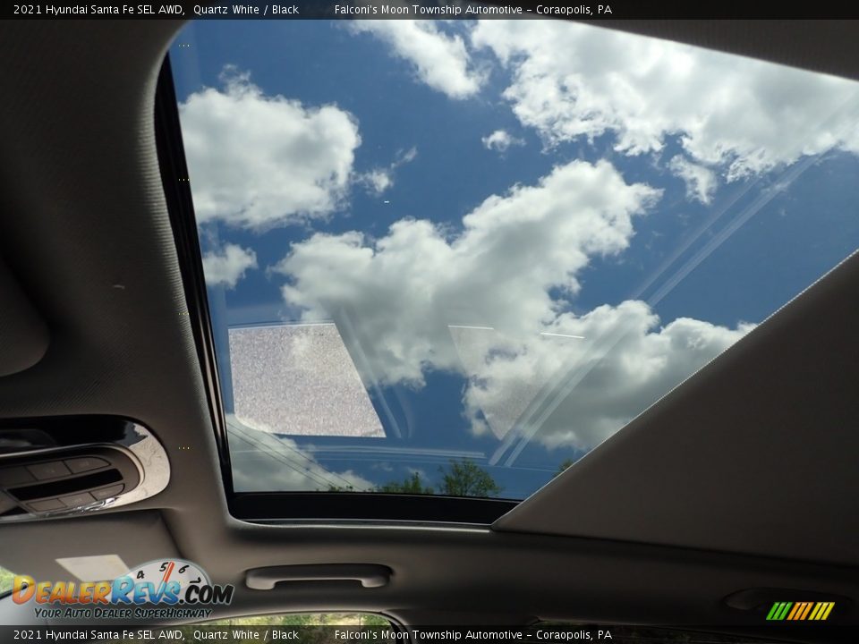 Sunroof of 2021 Hyundai Santa Fe SEL AWD Photo #12