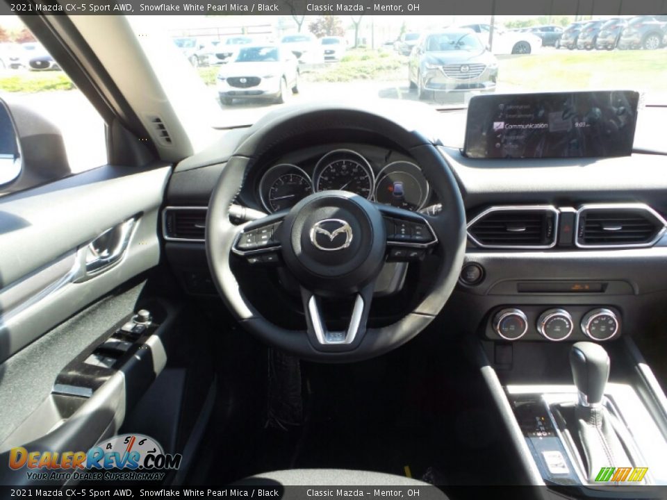 2021 Mazda CX-5 Sport AWD Snowflake White Pearl Mica / Black Photo #4