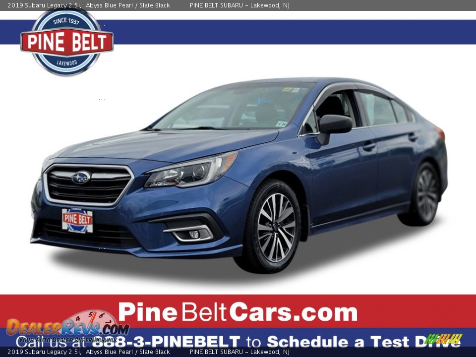 2019 Subaru Legacy 2.5i Abyss Blue Pearl / Slate Black Photo #1