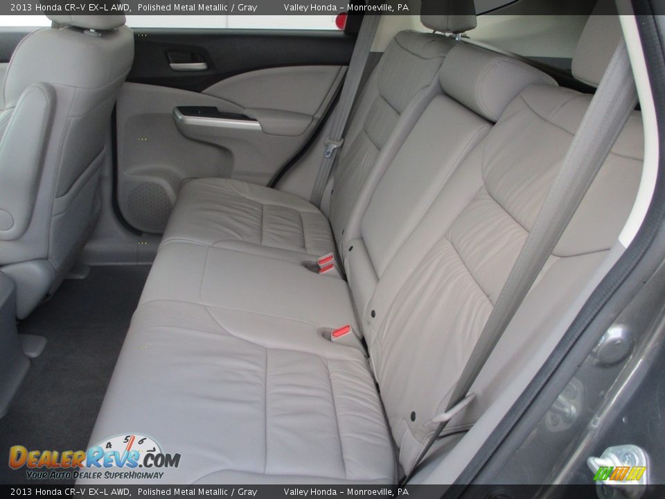 2013 Honda CR-V EX-L AWD Polished Metal Metallic / Gray Photo #13