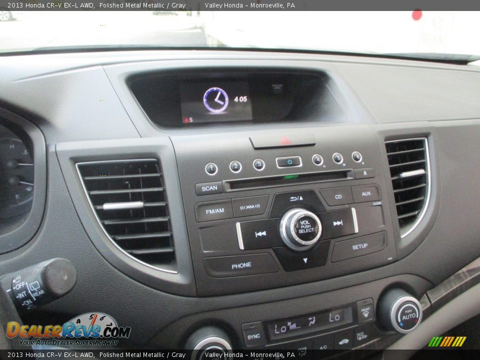 2013 Honda CR-V EX-L AWD Polished Metal Metallic / Gray Photo #15