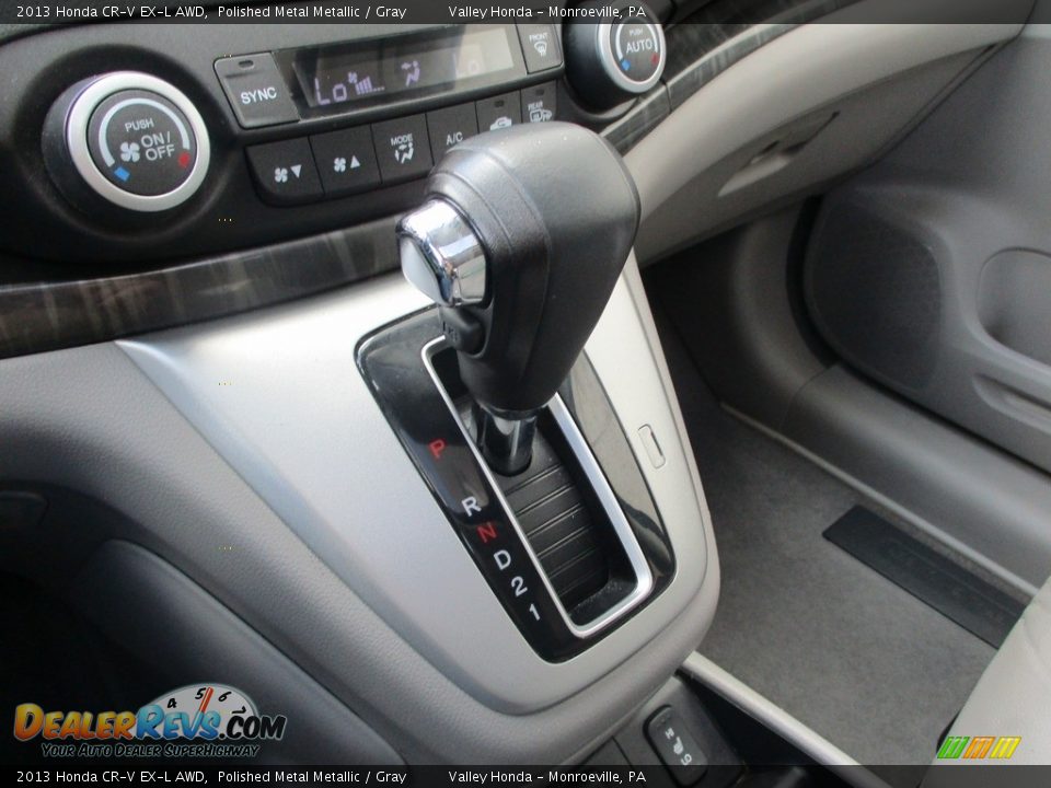 2013 Honda CR-V EX-L AWD Polished Metal Metallic / Gray Photo #18