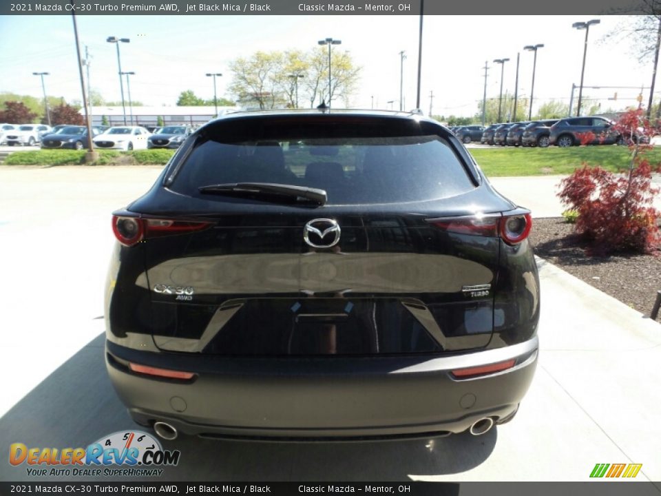 2021 Mazda CX-30 Turbo Premium AWD Jet Black Mica / Black Photo #5