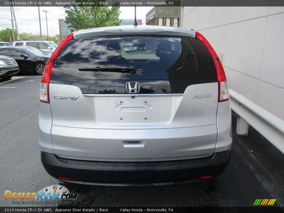 2014 Honda CR-V EX AWD Alabaster Silver Metallic / Black Photo #4